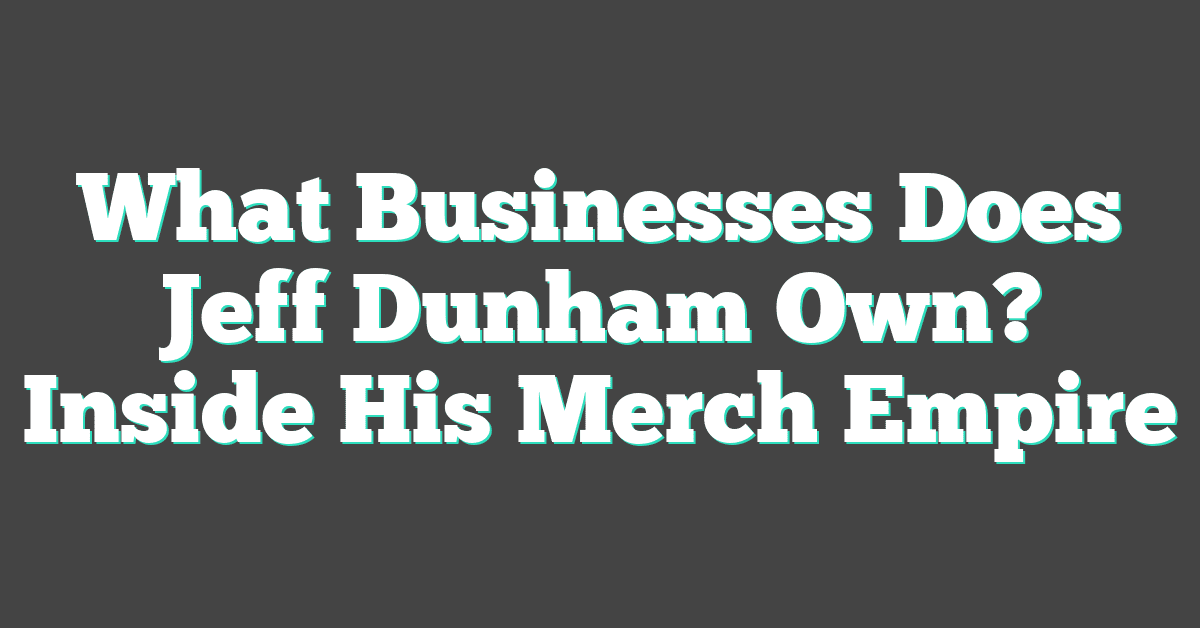 What Businesses Does Jeff Dunham Own? Inside His Merch Empire