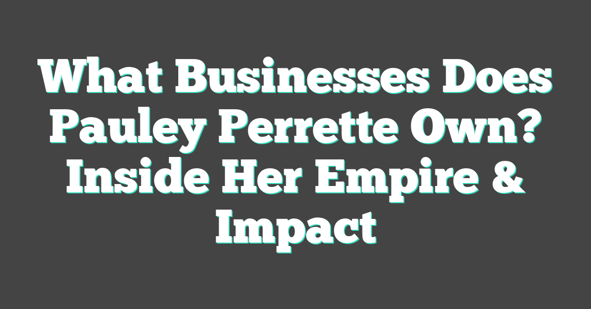 What Businesses Does Pauley Perrette Own? Inside Her Empire & Impact